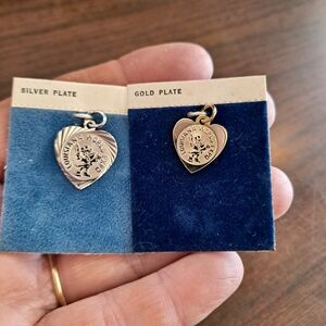 1984 Gold and Silver Plate Charms